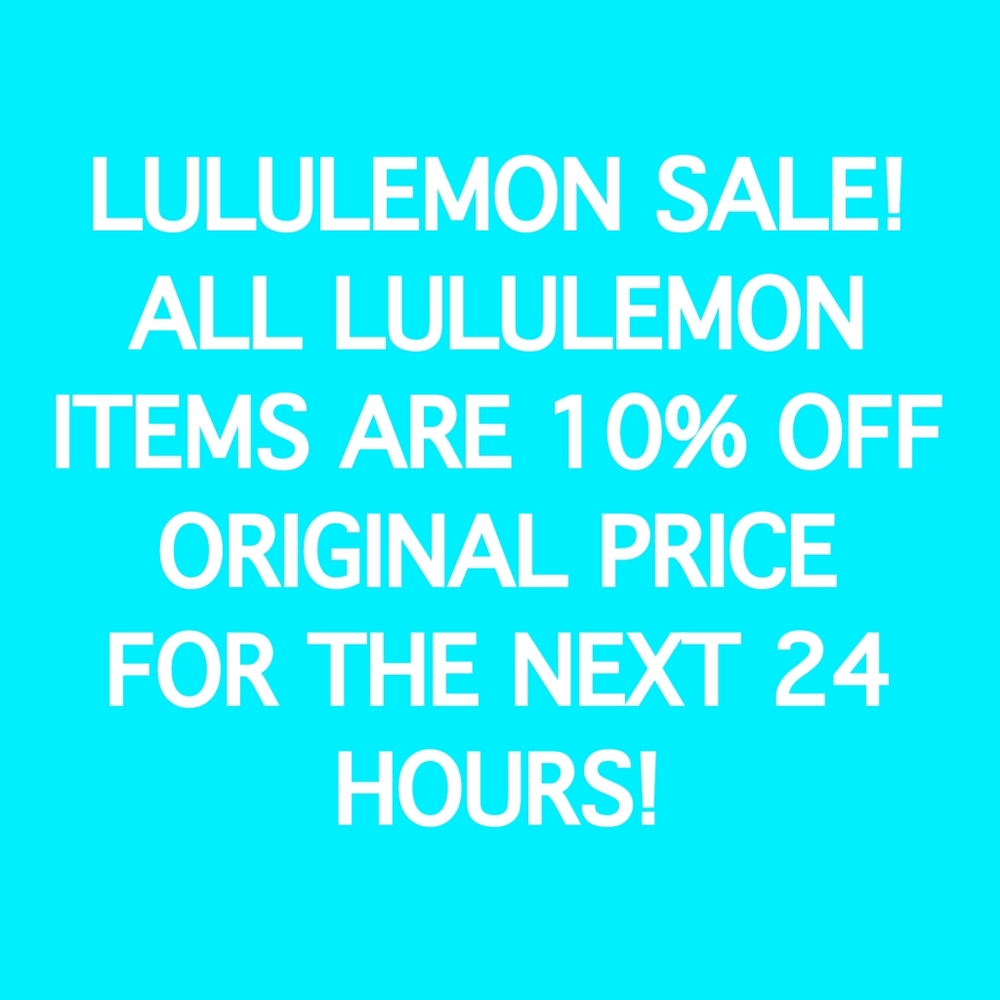 Lululemon Sale In Closet!!